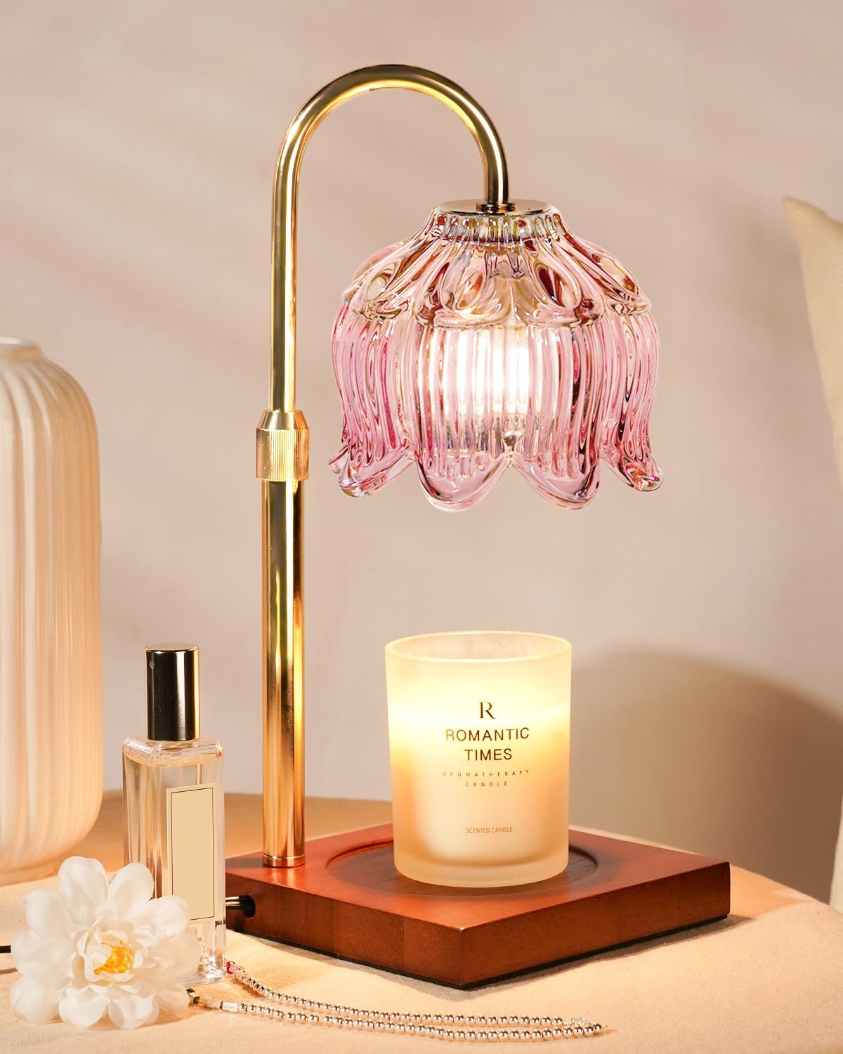 Lotus Bloom Candle Warmer Lamp