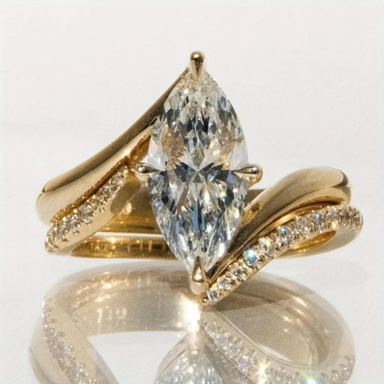 Elegant Moissanite Bridal Rings