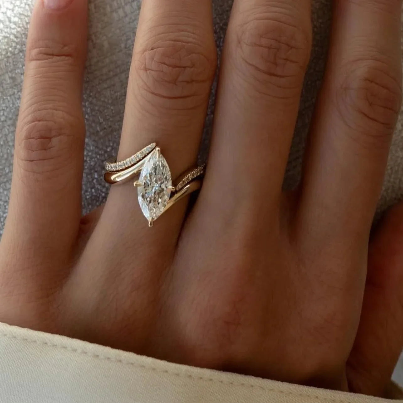 Elegant Moissanite Bridal Rings